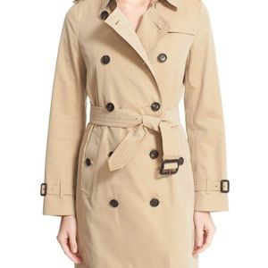 Burberry London tan trench coat